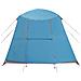Tenda da Campeggio con Portico Cupola 5Persone Blu Impermeabile - Foto miniatura 7
