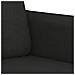 Set Divani 4 pz con Cuscini Nero in Tessuto - Foto miniatura 7