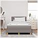 Letto Box Spring con Materasso Tortora 120x200 cm Stoffa - Foto miniatura 5