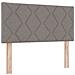Letto Box Spring con Materasso Tortora 120x200 cm Stoffa - Foto miniatura 7