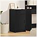 Sideboard Nero Rovere 40x41x75 cm Legno ingegnerizzato - Foto miniatura 2