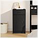 Sideboard Nero Rovere 40x41x75 cm Legno ingegnerizzato - Foto miniatura 4