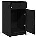 Sideboard Nero Rovere 40x41x75 cm Legno ingegnerizzato - Foto miniatura 5