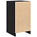 Sideboard Nero Rovere 40x41x75 cm Legno ingegnerizzato - Foto miniatura 6