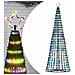 Albero di Natale a LED 475 LED Colorato 247 cm - Foto miniatura 1