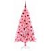 Albero di Natale con 150 LED con supporto Rosa 150 cm PVC - Foto miniatura 4