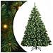 Albero di Natale artificiale con 300 LED Verde 180 cm PE e PVC - Foto miniatura 1