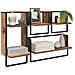 Set mensole da parete 4 pcs Legno vecchio 65 x 25 x 30 cm - Foto miniatura 3