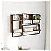 Set mensole da parete 4 pcs Legno vecchio 65 x 25 x 30 cm - Foto miniatura 4
