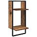 Set mensole da parete 4 pcs Legno vecchio 65 x 25 x 30 cm - Foto miniatura 6
