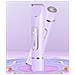 Rasoi Elettrico 2-in-1 A Doppia Testina E Rifinitore Bikini Per Donna - Portatile E Ricaricabile Purple - Foto miniatura 3