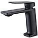 Rubinetto per lavabo da bagno, Blackswan, tipo M117, modello nero opaco, misura 16 cm - Foto miniatura 1