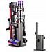 Supporto In Acciaio Al Carbonio Per Aspirapolvere Compatibile Con Dyson V6-v15 - Altezza 74 Cm, Montaggio Facile, Ricarica Integrata - Foto miniatura 1