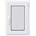 Finestra per Soffitta RISOR 50 x 75 cm PVC e Vetro Bianco - Foto miniatura 4
