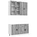 Unità Cucina PORTO 4 pcs Sonoma grigio Legno ingegnerizzato - Foto miniatura 1
