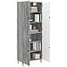 Set di armadi 2 pcs 66 x 34,5 x 90 cm Legno ingegnerizzato - Foto miniatura 2