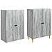Set di armadi 2 pcs 66 x 34,5 x 90 cm Legno ingegnerizzato - Foto miniatura 3