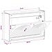 Mobiletto per Scarpe da Muro ALKMAAR 71 x 17 x 43 cm - Foto miniatura 9