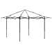 Gazebo senza Parete 2,6 x 2,6 m Beige e Marrone - Foto miniatura 3