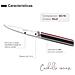 38224 - Coltello da cucina Elite, acciaio inossidabile, lama conica - Foto miniatura 2