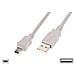 Cavo Usb 2.0 Mini B 5 Poli Mt. 1,80 - Foto miniatura 1