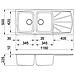LavelloVassoio lavello in granito (LGL50052) Installabile su piano di lavoro Colore Bianco pietra - Foto miniatura 2