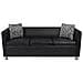Set Divani a 3 e a 2 Posti e Poltrona in Similpelle Nero 170 x 62,5 x 63 cm - Foto miniatura 5