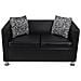 Set Divani a 3 e a 2 Posti e Poltrona in Similpelle Nero 170 x 62,5 x 63 cm - Foto miniatura 7