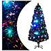 Albero di Natale Preilluminato con Supporto 180 cm Fibra Ottica - Foto miniatura 1