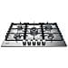 Piano Cottura PPH 75G DF / IX a Gas 5 Fuochi Gas Colore Inox - Foto miniatura 1