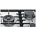 Piano Cottura PPH 75G DF / IX a Gas 5 Fuochi Gas Colore Inox - Foto miniatura 3