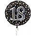 Pallone Foil Multi-balloon 36"""" - 91 Cm Sparkling Birthday 18 - Foto miniatura 2