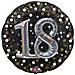 Pallone Foil Multi-balloon 36"""" - 91 Cm Sparkling Birthday 18 - Foto miniatura 1