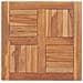 Piano del Tavolo in Legno Massello di Teak 60x60x2,5 cm - Foto miniatura 2