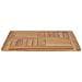 Piano del Tavolo in Legno Massello di Teak 60x60x2,5 cm - Foto miniatura 3