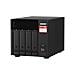 TS-473A NAS Tower Ryzen Embedded V1500B 8 GB DDR4 0 TB Turbo System Nero - Foto miniatura 3