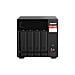 TS-473A NAS Tower Ryzen Embedded V1500B 8 GB DDR4 0 TB Turbo System Nero - Foto miniatura 1