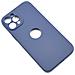 Custodia Tpu Silicone Cover Soft-case Per Apple Iphone 12 Pro Max Blu - Foto miniatura 1