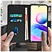 Custodia Xiaomi Redmi Note 10 5g E Poco M3 Pro Con Portacarte E Supporto Nera - Foto miniatura 3