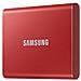 SSD Portatile 1 TB Serie T7 Interfaccia Usb 3.2 Rosso - Foto miniatura 3