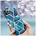 Custodia Compatibile Con Apple Iphone 11 Pro (xi Pro) In Marmo Blue Wave No. 13 - Coperchio Protettivo In Silicone Tpu Con Motivo A Mosaico - Foto miniatura 8