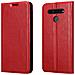 Custodia Compatibile Con Lg K41s In Rosso Mela - Coperchio Protettiva Con Chiusura Magnetica, Funzione Stand E Tasca Per Le Carte - Foto miniatura 8