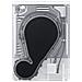 Asciugatrice DV90BB5245TW Ai Control Optimal Dry 9 Kg Classe A+++ Pompa di calore - Foto miniatura 3