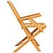Sedie Da Giardino Pieghevoli 2pz 56x63x90cm Legno Massello Teak - Foto miniatura 6
