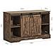Credenza Con Ante Scorrevoli, Mobile Da Ingresso, Scarpiera, Armadietto Multifunzionale Fsb60-n - Foto miniatura 2