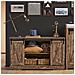 Credenza Con Ante Scorrevoli, Mobile Da Ingresso, Scarpiera, Armadietto Multifunzionale Fsb60-n - Foto miniatura 7