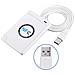 Lettore Scrittore Nfc Rfid Icr Smart Card Carta Identita' Elettronica Cie Usb - Foto miniatura 2