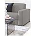 Divano Fisso Rosanna, Divano A 2 Posti Large, 100% Made In Italy, Sofà Soggiorno In Tessuto Imbottito, Con Braccioli Standard, Cm 200x95h90, Grigio - Foto miniatura 3