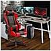 Sedia Poltrona Gaming Scrivania Ufficio Casa Reclinabile Girevole Direzionale Red - Foto miniatura 5
