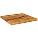 Piano Tavolo 60x60x2,5 Cm Quadrato Legno Massello Di Acacia - Foto miniatura 2